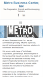 Mobile Screenshot of metrocenterinc.com